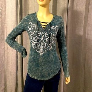 Affliction long sleeve tshirt